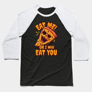 holloween monster pizza design Baseball T-Shirt